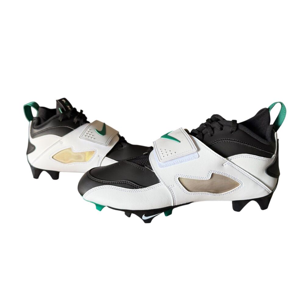 Nike Diamond Turf 93  White/Black Football Cleats HF5298-102 Men Size 12 New